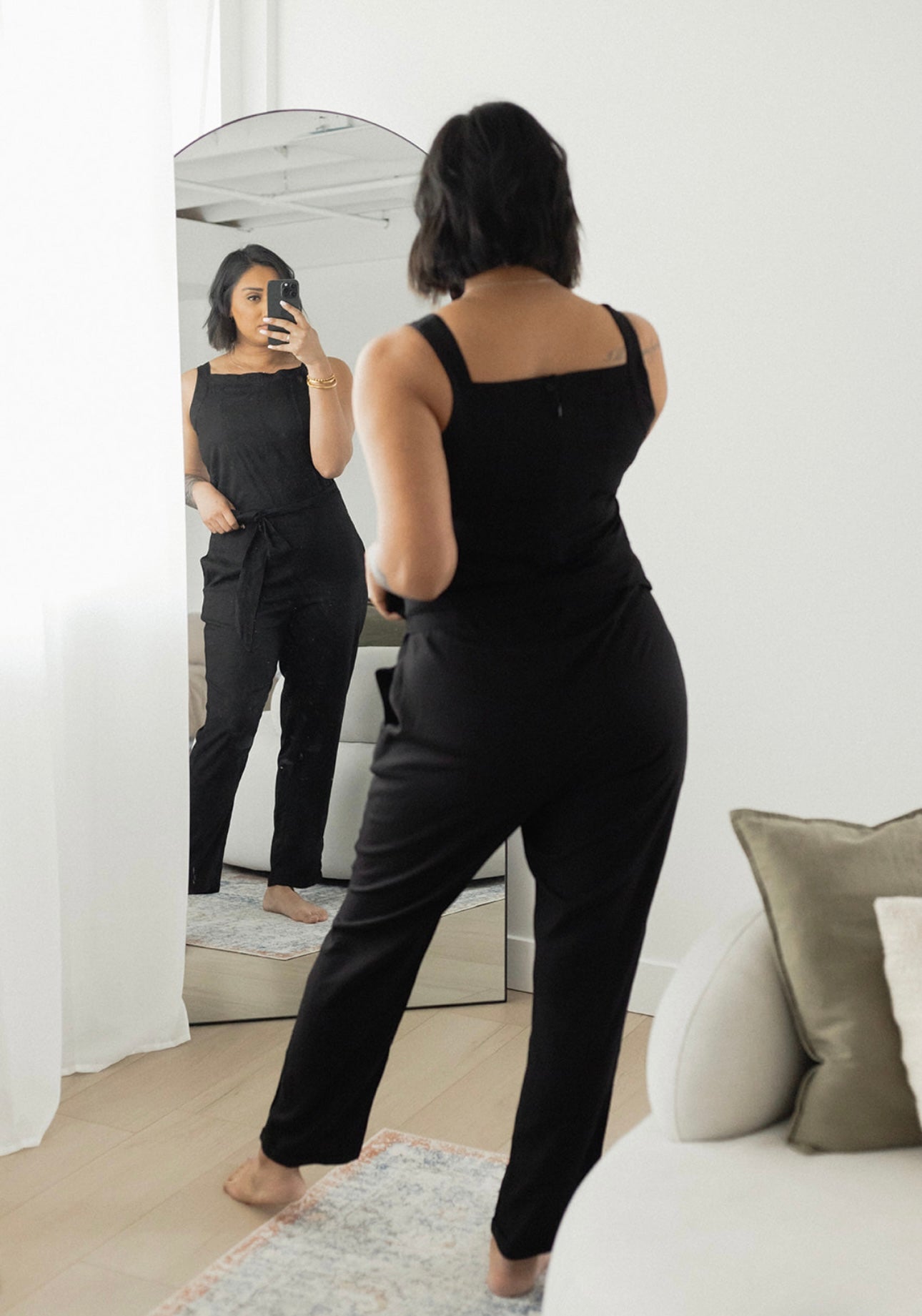 All In One Black Jumpsuit