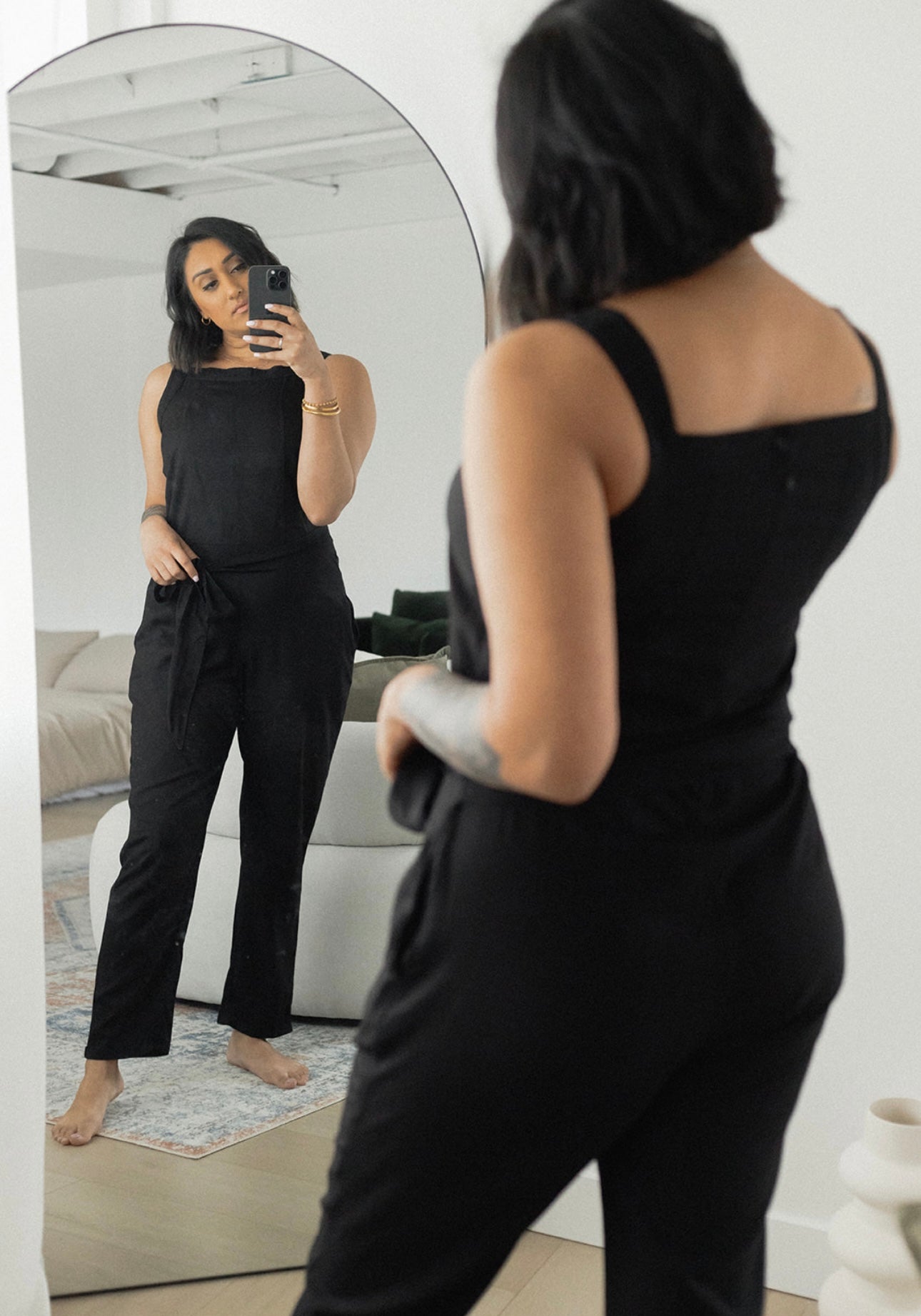 All In One Black Jumpsuit