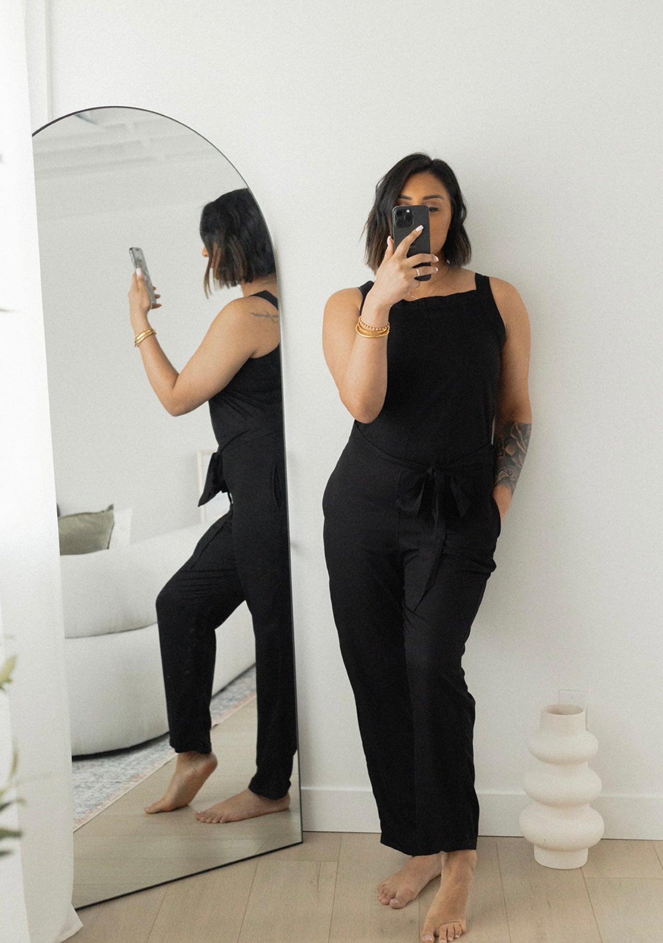 All In One Black Jumpsuit