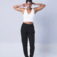 The Jogger Dress pants as crafted with hand-picked lightweight woven viscose fabric. Features deep pockets, button closure and pleats. Sizes XS-XL available.