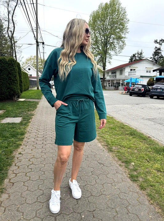 Emerald Crewneck Sweater