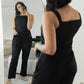 All In One Black Jumpsuit