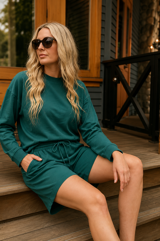 Emerald Crewneck Sweater