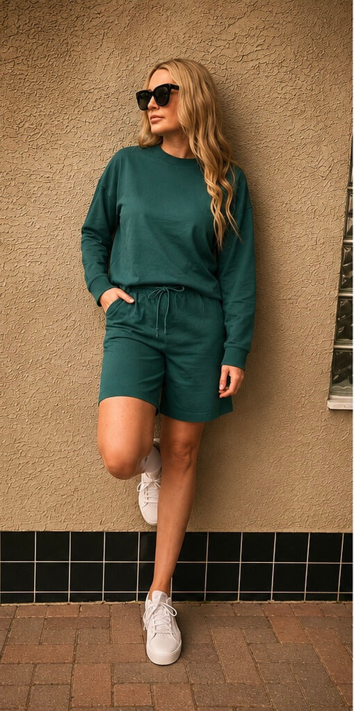 Emerald Crewneck Sweater