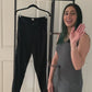 Lets talk about the details of the Effortless Jogger Pants. Video detailing how the black pants can be worn.