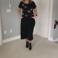 Watch the Travel Graphic Basic Black T-Shirt worn. See all the details up close. Model is wearing a size Medium. Sizes X-small to X-large avaiable. 